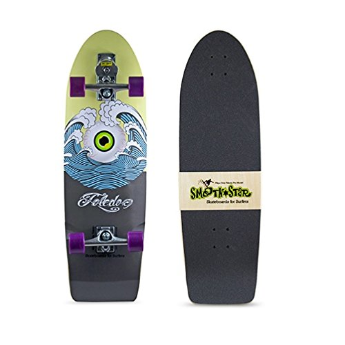 Smoothstar Holy Toledo Skateboard, violett/blau, Einheitsgröße
