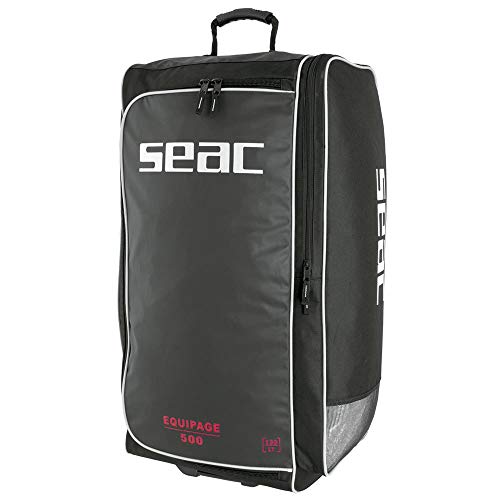 SEAC Equipage 500 Trolley für Unterwasser-Ausrüstung, 85 x 40 x 35 cm, Schwarz, 130 lt