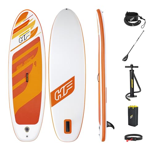 Bestway Hydro-Force SUP Allround Board-Set, Aqua Journey, Mehrfarbig, 274 x 76 x 12 cm, mit Paddel