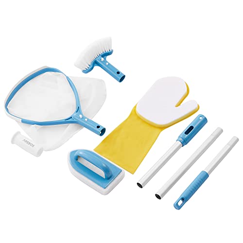 Arebos Spa Poolreinigungsset | Pool-Pflege Set 5-teilig | Pool Maintenance Kit | Whirlpool...