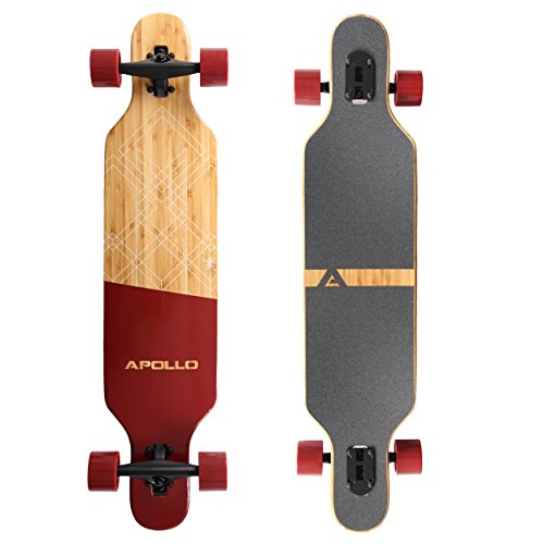 Apollo Longboard Bali Special Edition Komplettboard mit High Speed ABEC Kugellagern, Drop...