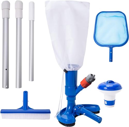 PoolyPoly Pool Maintenance Kit, Poolsauger Bodensauger, Pool Zubehör, Pool Reinigungsset...