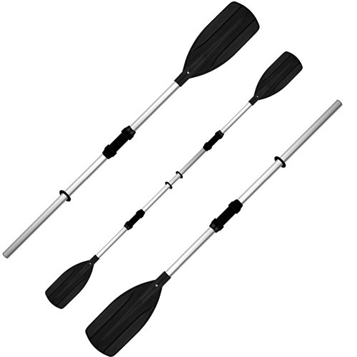 Bestway #62064 - Aluminium Paddelset 145cm/218cm Stechpaddel Doppelpaddel Schlauchboot...