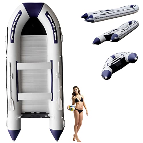 Prowake Schlauchboot TK-RIB420S, 420cm, Aluboboden, blau/weiß, für 9+1 Personen, max...