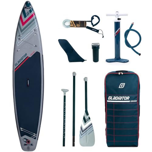 Campsup SUP Gladiator Origin 12'6 Touring Aufblasbares Stand Up Paddle Board | 384 x 81 x...