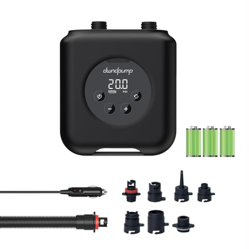 ‎dwndpump Elektrische SUP Pumpe-HOBO PRO, SUP Akku Pumpe 20PSI 4000 mAh & 12V...