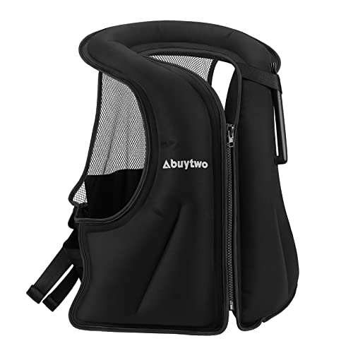 Abuytwo aufblasbare Schwimmweste mit verstellbarem Taillengurt für Erwachsene Damen...