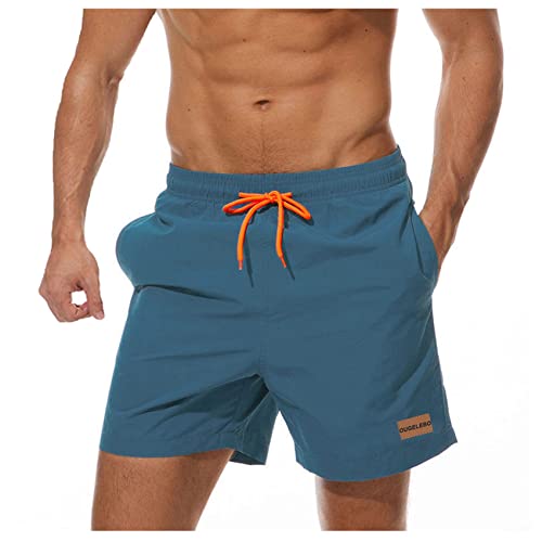 Ougelebo Herren Badehose Badeshorts Herren Kurz Shorts Schnelltrocknend Männer...