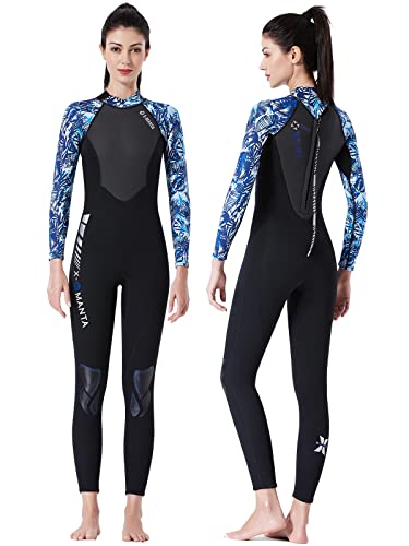 Owntop Neoprenanzug für Damen Herren - 3mm Neopren Tauchanzüge Wetsuit Langarm,...