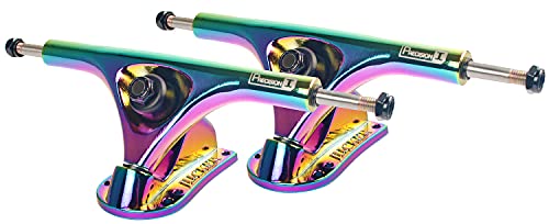 JUCKER HAWAII Longboard Achsen Set Precision ONE Rainbow Neochrome