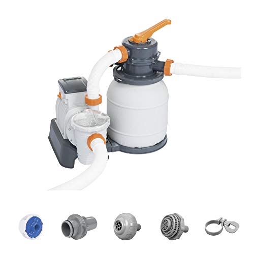 Bestway Flowclear Sandfilteranlage mit ChemConnect und Zeitschaltuhr 5,678 l/h