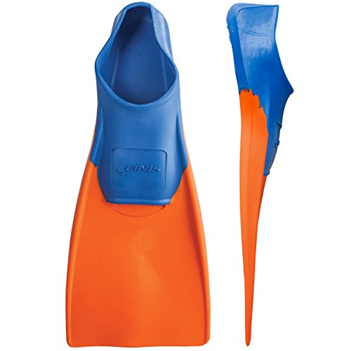 FINIS Kinder Floating-11-1 Swim Fin, Blue/Orange, XXS-EU 29-33