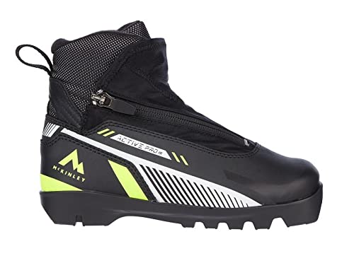 McKinley Active Pro Langlauf-Schuh, Black/Yellow, Medium