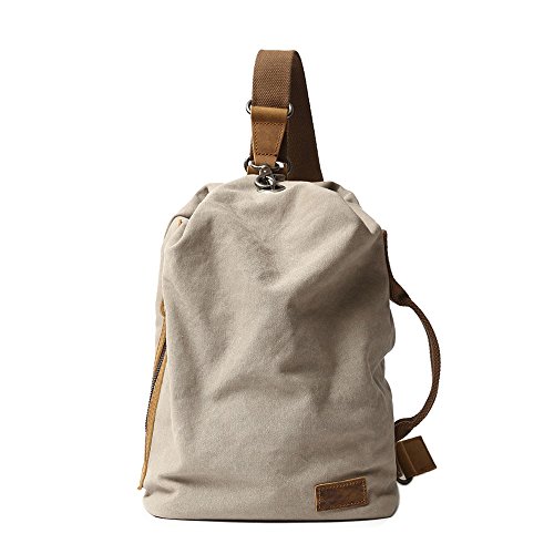 Neuleben Vintage Sling Rucksack Schulterrucksack Canvas Daypack Brusttasche Retro...