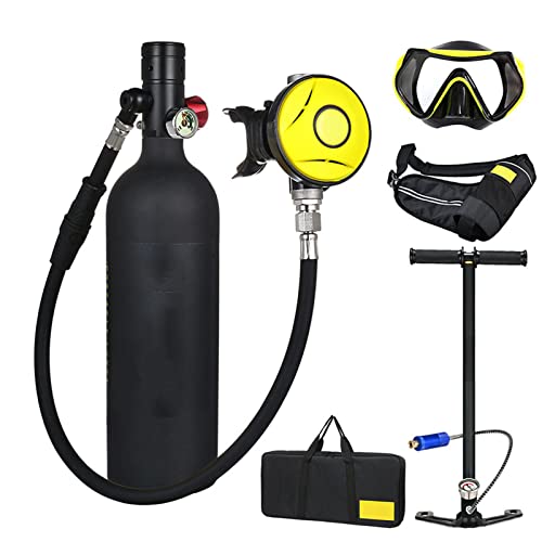 Sauerstoffflasche Tauchen Scuba Diving Tank Equipment, Mini Scuba Dive Cylinder with 12-20...