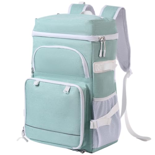 DEWUR Kühlrücksack 35L Thermo Rücksack Kühltasche Wasserdichter Picknickrücksack mit...