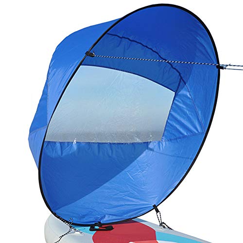 FYBlossom Kajak Wind Segel Kit, 42 Zoll Kajak Windsegel Tragbar Kanus Popup Downwind Segel...