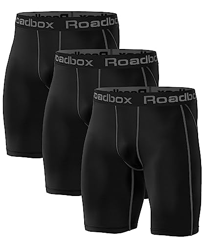 Roadbox 3er Pack Herren Kompressionsshorts