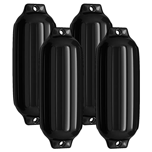 GYMAX 4er-Set Bootsfender, 58 x 16 cm/ 68 x 21 cm Boot & Yacht Langfender (58 x 16...