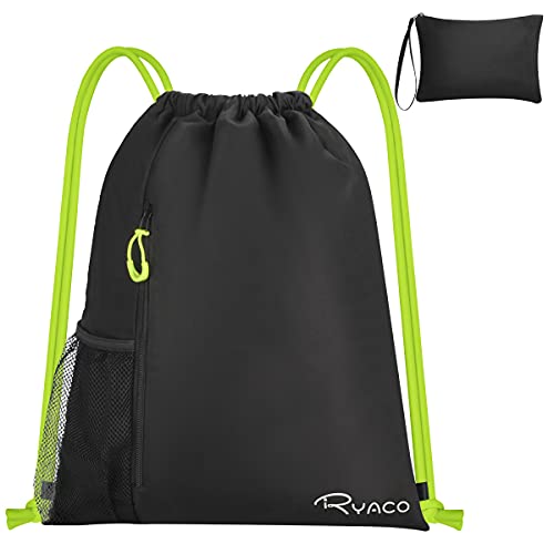 Ryaco Turnbeutel Wasserdichter Kordelzug-Rucksack, Schwimmsport-Sporttasche, mit...