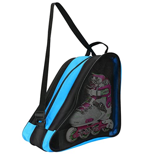 PERFETSELL Tasche Erwachsene Rollschuhetasche Blau Ice Skate Eishockey Bag Skischuhtasche...