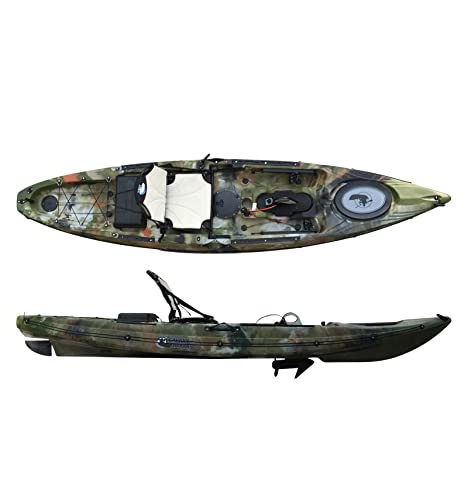 Galaxy Wahoo S Angelkajak ohne Antrieb Sit on top mit Steuer Fishing Kayak, Galaxy...