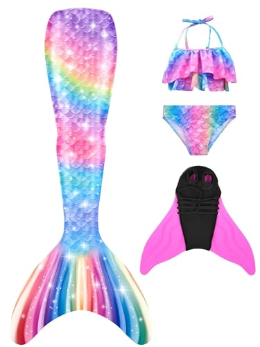 shepretty meerjungfrauenflosse mädchen Neuer Mermaid Tail Badeanzug für Erwachsene und...