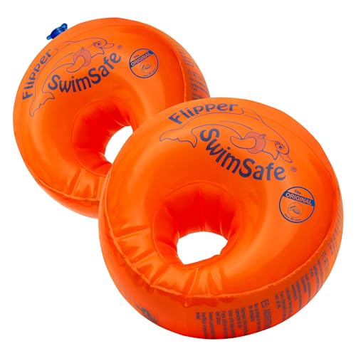 Flipper SwimSafe - Schwimmhilfe für Kleinkinder, Schwimmflügel mit unzerbrechlichem...