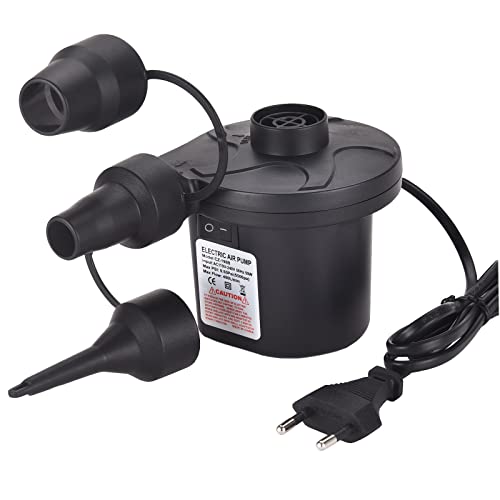 Elektrische Luftpumpe Luftmatratze, 2 in 1 Luftpumpe Elektrisch für Aufblasbar und...