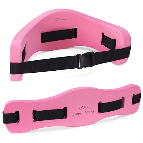 EVEREST FITNESS Schwimmgürtel in Pink - Aqua Jogging Gürtel - Schwimmgurt Erwachsene -...