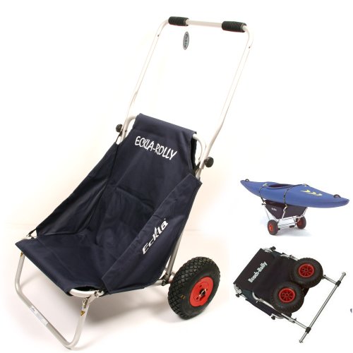 Ascan Eckla Beachrolly, Surfwagen Transport Lehne Sitz Bootswagen Kanuwagen Angelwagen