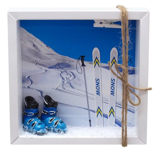ZauberDeko Geldgeschenk Verpackung Skiurlaub Skischuhe Ski Winterurlaub Geldverpackung...