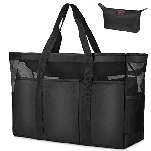 flintronic Strandtasche Familie mit Reißverschluss, 50.7*35.5*18CM Extra Große...