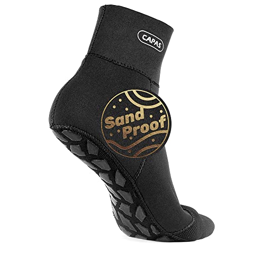 CAPAS Wasserdichte Neopren Socken, 2 mm, für Strand, Volleyball, Sanddichte Socken,...
