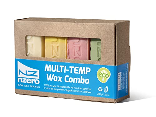 NZEROWAX - Pack of Eco Multi Temperatures Combo, 200 g 50 g (x4) | Organic Vegetable Wax...