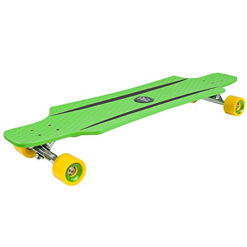 HUDORA Longboard CruiseStar grün/gelb 92x24cm Skateboard Streetboard Cruiserboard...