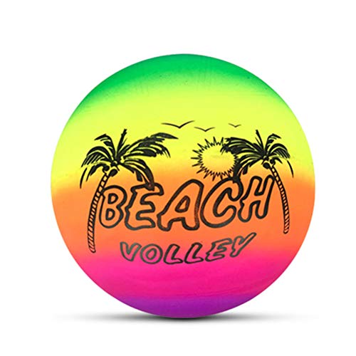 Ububiko Beach Volleyball Ball Sommer Aufblasbarer Beach Ball Gummi Regenbogen Beach...