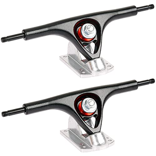 FunTomia 2 Stück Aluminium Longboard Truck Trucks Achsen/Achsstiftbreite: 245mm /...