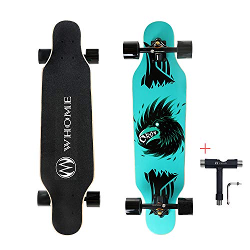 WHOME Longboards – 31 Zoll Kleines Longboard Cruising Skateboard – für...