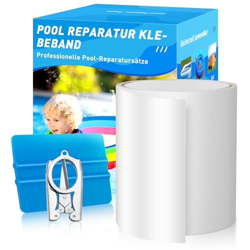 Kodexa Pool Flickzeug Pool Reparaturset Unterwasser Selbstklebend Wasserdichtes, 10 cm x...