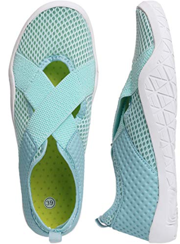 WHITIN Barfußschuhe SchnellTrocknend Wassersportschuhe für Damen , 41 EU, 1# Blau