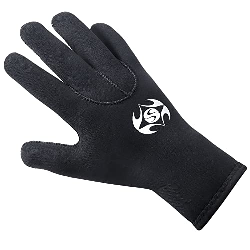 PAWHITS Neoprenhandschuhe 3mm Thermohandschuhe Winterhandschuhe wasserdichte...