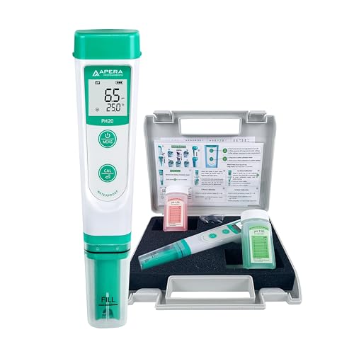 Apera Instruments PH20 pH-Meter, Messgerät im Taschenformat (±0,1 pH-Genauigkeit, 0 -14...