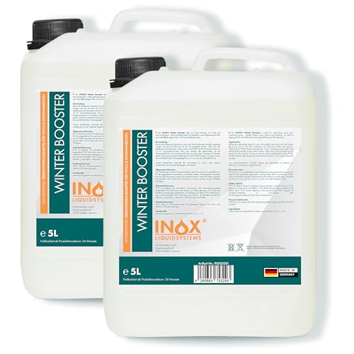 INOX® - Effektiver Winter Booster 2 x 5L | Pool Wintermittel | Winterschutzmittel für...