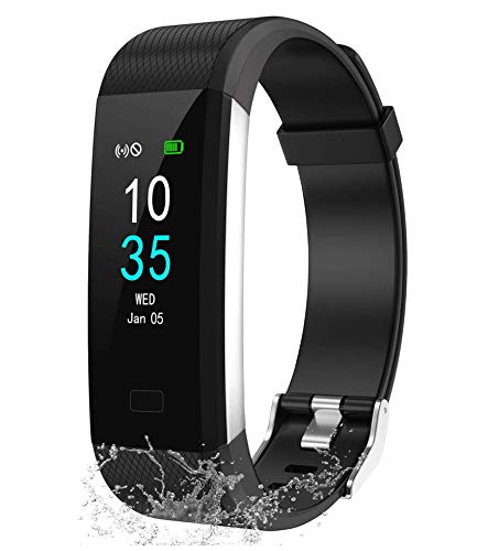 LEBEXY Fitness Armband Wasserdicht IP68 | Fitness Tracker Uhr | Smartwatch Schrittzähler...