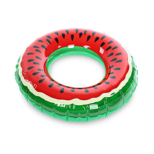 TSHAOUN Aufblasbarer Wassermelonen-Schwimmring, Schwimmreifen Für Das Schwimmbad, Strand,...