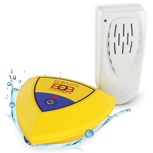 ELEKTROBOCK Pool-Alarm - Schwimmender Bewegungssensor mit 95dB Sirene | Wasser bewegt Sich...