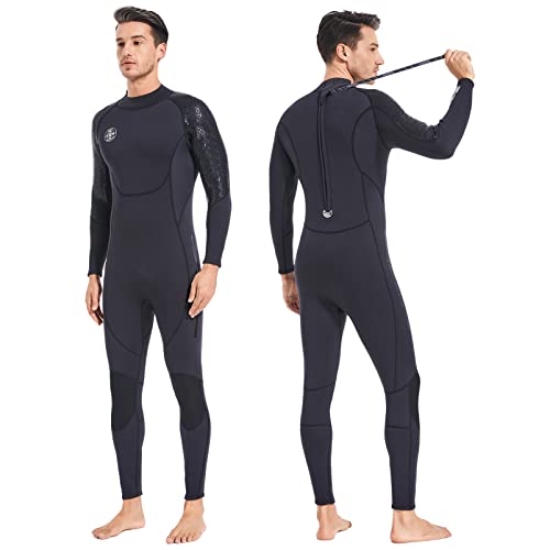 Neoprenanzug Herren Neopren Thermo Schwimmanzug - 3MM UV Schutz Damen Tauchanzug Lange...