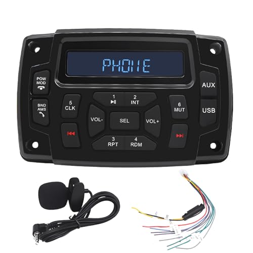 Geloo Boot Marine Stereo Wasserdicht MP3 Player AM/FM Radio Stereo Media Empfänger...