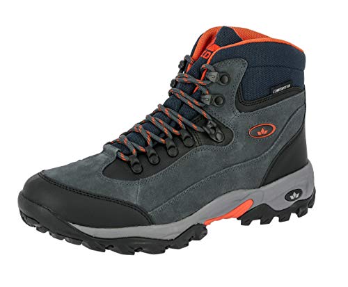 Lico Herren Milan Trekking- & Wanderstiefel, Anthrazit Orange, 42 EU